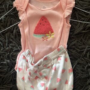 Duck Duck Goose Watermelon 2-Piece Outfit Set 3–6M